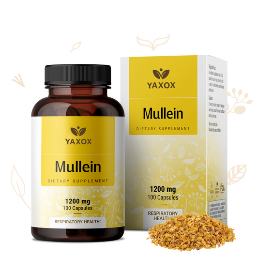 YAXOX Mullein Supplement - 100 Capsules